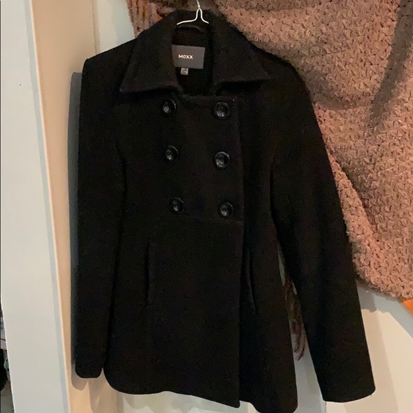 Mexx black Pea Coat - Picture 1 of 2
